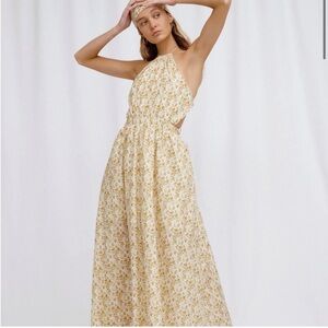 NEW Significant Other Cara Floral Halter Dress Rosale Print